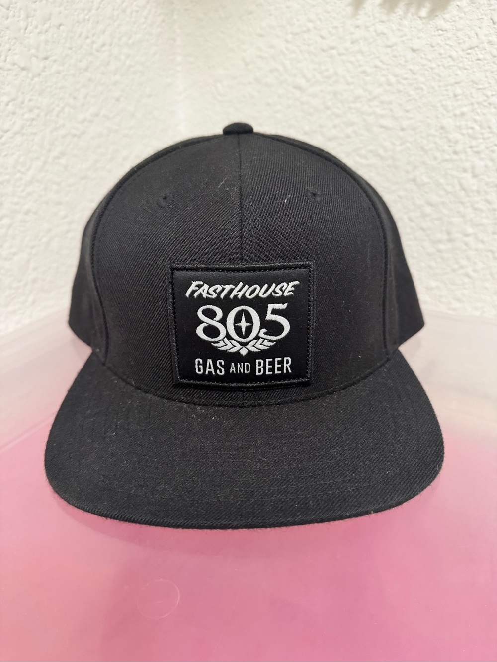 Fasthouse 805 Black Snapback Hat